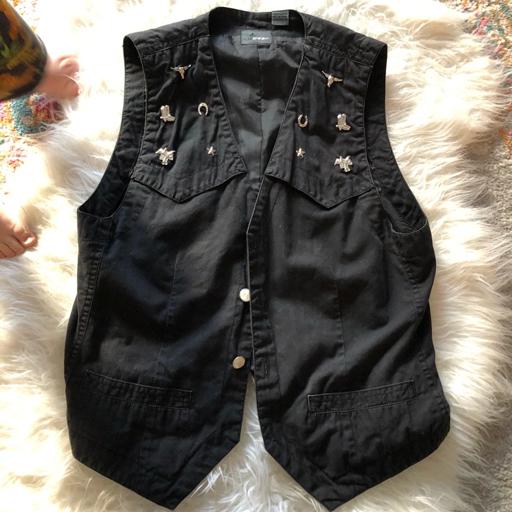 Vintage western vest